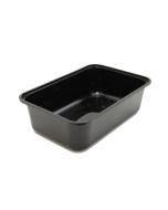 Magnetronbak SMP 175 serie – PP Maaltijdbak 1000 cc Zwart