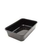 PP Magnetronbak 500cc Zwart – 180 Serie DRY Maaltijdbak
