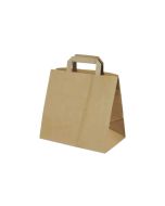 PAPIER DRAAGTAS BRUIN 26x17x25CM x 250 ST