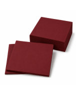 Servetten 40x40 cm 2-laags bordeaux 8-vouw
