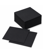 Servet 40x40 cm 2-laags zwart 2000 stuks