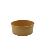 Bio Salade Bowl 1300cc Bruin - DRY Bowl Ø185 mm - 300 stuks