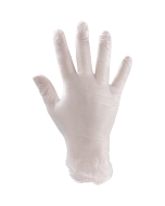 VINYL HANDSCHOENEN WIT - XL x 100 ST