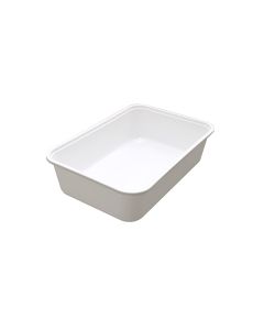 Magnetronbak DRY PP 650 cc wit