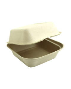 Fiber hamburger box 14x14x8cm 500 stuks 