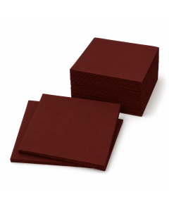 Servetten 33x33 cm Bordeaux – 2-laags 8-vouw Horeca Servet – 2000 stuks 