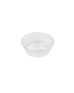 PP DRY BEKER 250 CC TRANSPARANT x 500 ST
