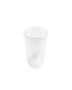 PP Ø 115mm beker 1000 cc transparant 250 stuks
