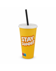 Stay Sweet Milkshakebeker Karton 500 ml / 20 oz Ø90 mm - Groot - 1000 stuks
